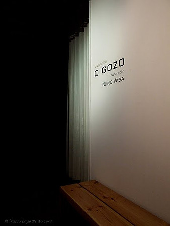 Installation "O Gozo" the artist Nuno Vasa in Cooperativa de Comunicação e Cultura de Torres Vedras