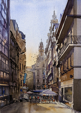 photography to paintings - watercolor by Antonio Bartolo