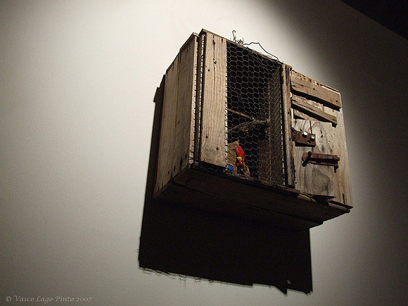Installation "O Gozo" the artist Nuno Vasa in Cooperativa de Comunicação e Cultura de Torres Vedras