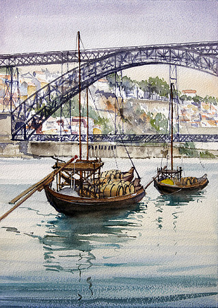 photography to paintings - watercolor by Antonio Bartolo